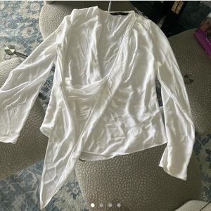 Zara Plunge Asymmetrical Top